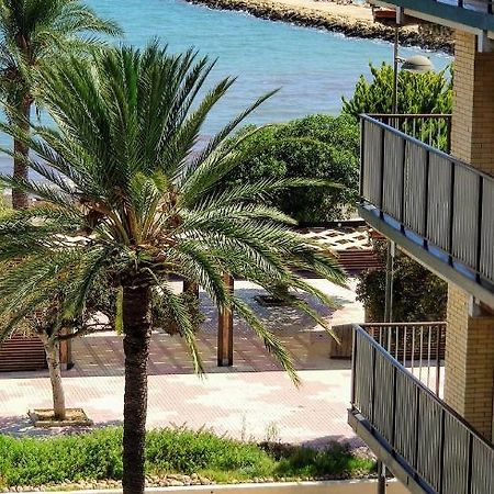 Ferienwohnung Beautiful Flat With Sea View And Sound Of The Surf Santa Pola Exterior foto