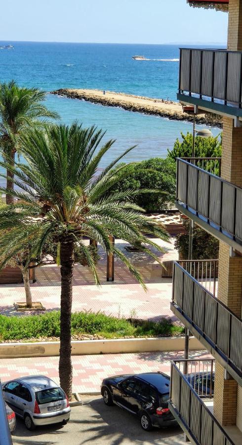 Ferienwohnung Beautiful Flat With Sea View And Sound Of The Surf Santa Pola Exterior foto