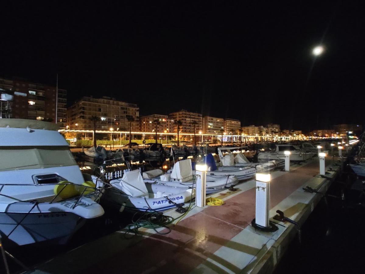 Ferienwohnung Beautiful Flat With Sea View And Sound Of The Surf Santa Pola Exterior foto