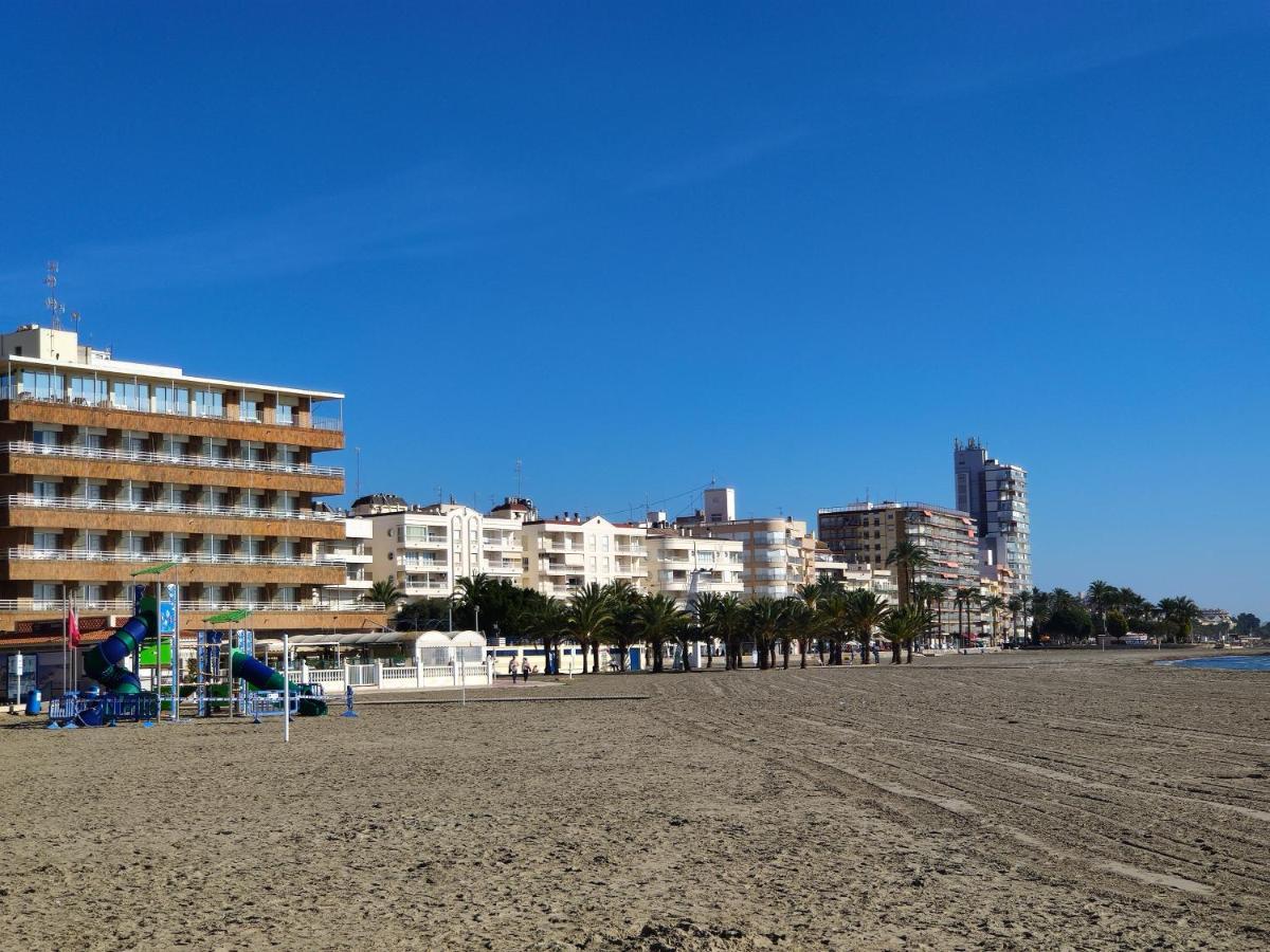 Ferienwohnung Beautiful Flat With Sea View And Sound Of The Surf Santa Pola Exterior foto