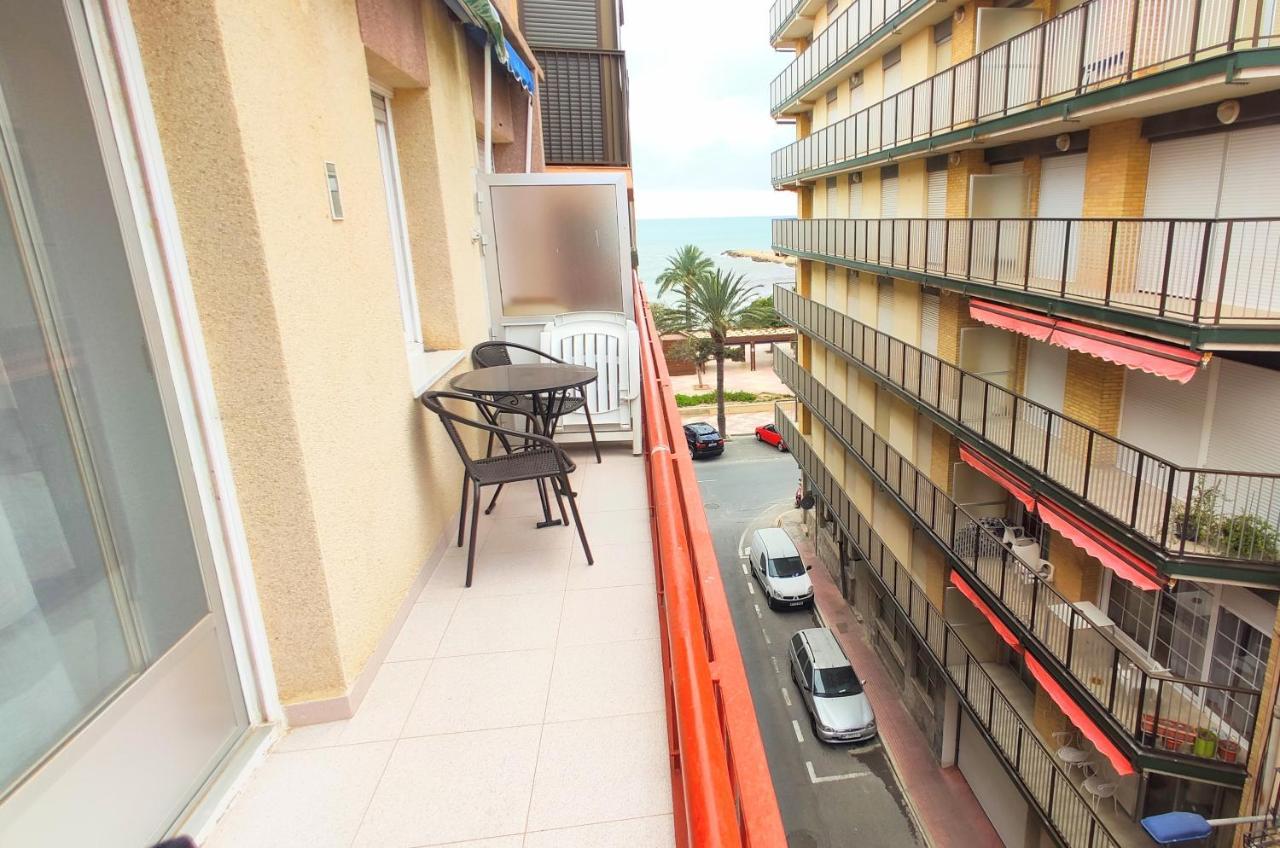 Ferienwohnung Beautiful Flat With Sea View And Sound Of The Surf Santa Pola Exterior foto