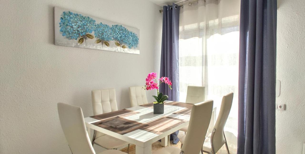 Ferienwohnung Beautiful Flat With Sea View And Sound Of The Surf Santa Pola Exterior foto